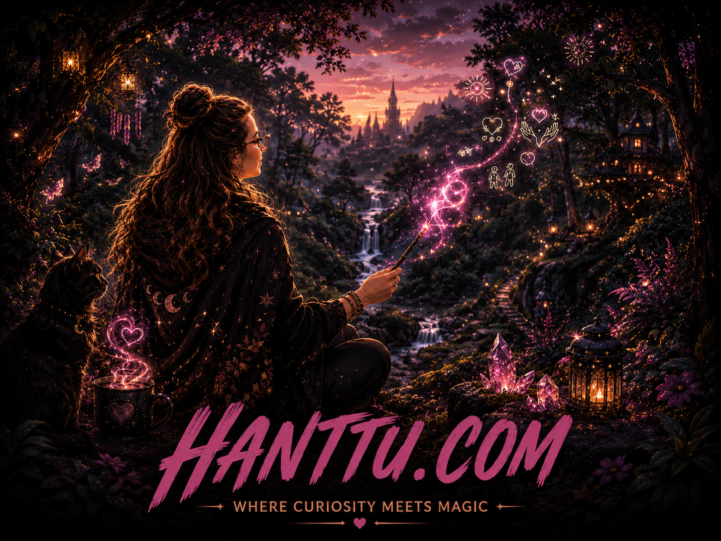 Hanttu — the curious witch of the digital forest